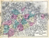 Norfolk County Map, Norfolk County 1876